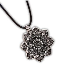  Virágos mandala nyaklánc nyaklánc