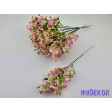 Virágos pick 12v. 30cm - Rózsaszín dekorációs kellék
