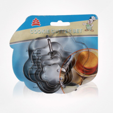  Virágos süti formák 5db-os szett konyhai eszköz