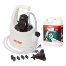 Virax VÍZKŐMENTESÍTŐ / ISZAPTALANÍTÓ SZIVATTYÚ 15 L + UNIVERZÁLIS VÍZKŐOLDÓ KAZÁNOKHOZ, 5 L (295000-295012) tisztító- és takarítószer, higiénia