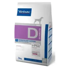 Virbac Dermatology Support dog 3kg - kutya száraztáp bőrbetegségek kezelésére kutyaeledel