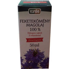 Virde Virde feketekömény magolaj e-vitaminnal 100% 50 ml gyógyhatású készítmény