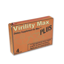  Virility max plus 4 db gyógyhatású készítmény