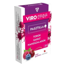 Virostop pasztilla erdei gyümölcs 20db vitamin és táplálékkiegészítő