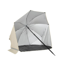 VirtuFit Nagyméretű strand napernyő szélvédővel - 180cm - bézs kerti bútor