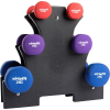 VirtuFit Neoprén súlyzószett állvánnyal