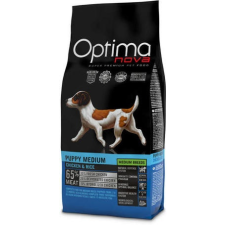 Visán Optimanova Dog Puppy Medium Chicken & Rice 2kg kutyaeledel