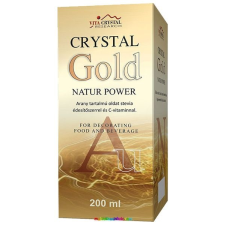 Vita crystal Crystal Gold Natur Power 200 ml – Arany oldat, kolloid - Vita Crystal vitamin és táplálékkiegészítő