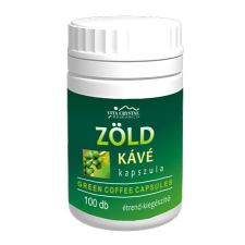 Vita Cystal Zöld Kavé Kapszula 100 Db vitamin és táplálékkiegészítő