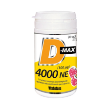 Vitabalans Kft. Vitabalans D-Max D3 vitamin 4000NE rágótabletta 90x vitamin és táplálékkiegészítő