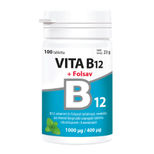  VITABALANS VITA B12+FOLSAV 1000/400 MCG TABLETA 100X vitamin és táplálékkiegészítő