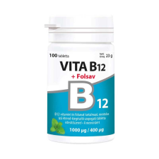 Vitabalans Vita B12 + Folsav szopogató tabletta 100x vitamin és táplálékkiegészítő