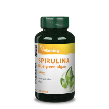 Vitaking 100% Spirulina tabletta 500 mg 200 db vitamin és táplálékkiegészítő