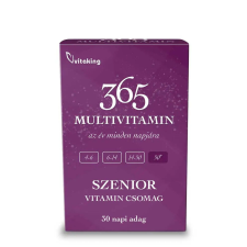 Vitaking 365 Multivitamin Szenior csomag 30 napi adag vitamin és táplálékkiegészítő
