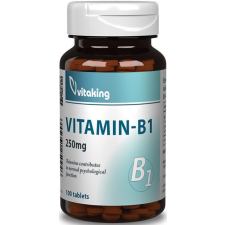 Vitaking B1 vitamin 250mg (100) tabletta vitamin és táplálékkiegészítő