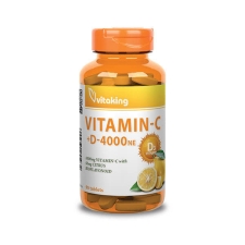 VitaKing C-1000 + D-4000 komplex 90 tabletta C+D 4000 Vitaking vitamin és táplálékkiegészítő