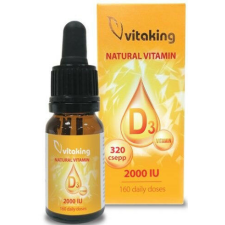 Vitaking D3 vitamin csepp 10ml (320) vitamin és táplálékkiegészítő
