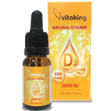 Vitaking D3 vitamin csepp 10ml (320) vitamin és táplálékkiegészítő