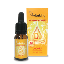 VitaKing D3-vitamin csepp MCT olaj (2000NE) Vitaking vitamin és táplálékkiegészítő