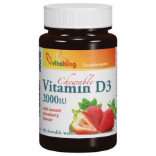 VitaKing Epres D3-vitamin 2000NE rágótabletta - 210db vitamin és táplálékkiegészítő