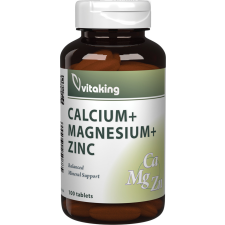 VitaKing Kalcium+Magnézium+Cink 100 tabletta vitamin és táplálékkiegészítő