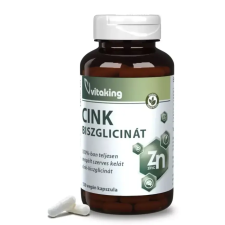 Vitaking Kft. Vitaking Cink-biszglicinát kapszula 120db vitamin és táplálékkiegészítő