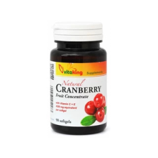 Vitaking Kft. Vitaking Cranberry Tőzegáfonya C és E vitaminnal 90db gyógyhatású készítmény