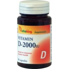 Vitaking Kft. Vitaking D-2000 vitamin (90) kapszula vitamin és táplálékkiegészítő