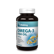 VitaKing Omega-3 halolaj 1200 mg kapszula 90 db vitamin és táplálékkiegészítő