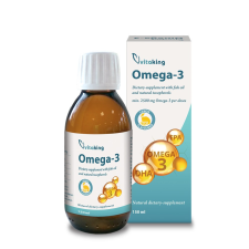VitaKing Omega-3 olaj 150ml halolaj és természetes tokoferolok vitamin és táplálékkiegészítő