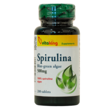 VitaKing Spirulina alga 500mg (200) tabletta vitamin és táplálékkiegészítő