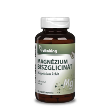  Vitaking Szerves Magnézium-Biszglicinát kapszula 80 db vitamin és táplálékkiegészítő