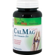 VitaKing vitaking CalMag citrát + D-vitamin (90 db) vitamin és táplálékkiegészítő