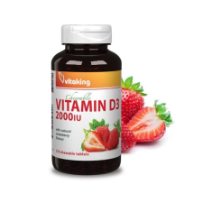 VitaKing Vitaking d3 vitamin 2000ne epres rágótabletta 210 db gyógyhatású készítmény