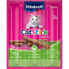  Vitakraft Cat Stick Jutalomfalat Mini Csirke & Macskafű 3x6g jutalomfalat macskáknak