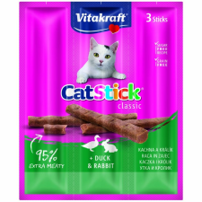 Vitakraft Cat Stick Jutalomfalat Mini Nyúl & Kacsa 3x6g jutalomfalat macskáknak