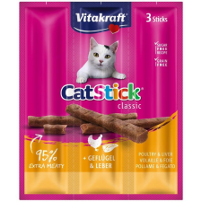 Vitakraft Cat Stick Jutalomfalat Mini Szárnyas & Máj 3x6g jutalomfalat macskáknak