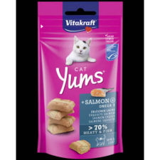 Vitakraft Cat Yums Snack - puha jutalomfalat (lazaccal) macskák részére (40g) jutalomfalat macskáknak