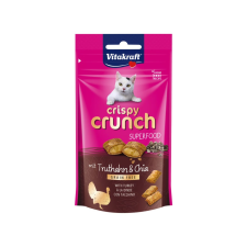 Vitakraft | Crispy Crunch | Jutalomfalat | Pulyka, chiamag - 60 g jutalomfalat macskáknak