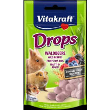 Vitakraft Drops (erdei gyümölcs) - jutalomfalat rágcsálóknak (75g) kisállatfelszerelés