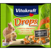 Vitakraft Drops Mini (sárgarépa,pitypang) - jutalomfalat rágcsálóknak (40g)