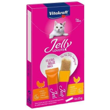 Vitakraft Jelly Lovers zselés jutalomfalat csirkével és pulykával macskáknak (1 csomag | 6 x 15 g... jutalomfalat macskáknak