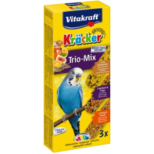 Vitakraft Kracker Trio Mix - tojás, sárgabarack, méz hullámos papagájnak (3 db) madáreledel