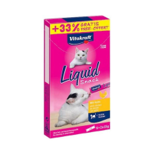 Vitakraft Macska Folyékony Jutalomfalat Taurinnal & Csirkehússal 6x15g + 33% ajándék jutalomfalat macskáknak