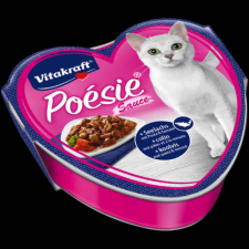 Vitakraft Poésie Sauce alutálkás - nedveseledel (tengeri lazac, tészta, paradicsomszósz) macskák részére (85g) macskaeledel