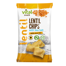 Vital lencse chips tengeri sóval 65 g előétel és snack