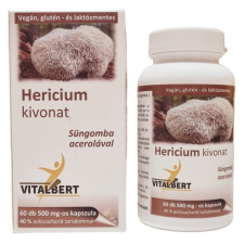 Vitalbert Hericium kivonat kapszula 60db vitamin és táplálékkiegészítő