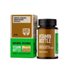 Vitamin Bottle Vitamin Bottle ginseng-guarana-ginkgo kapszula 30 db vitamin és táplálékkiegészítő