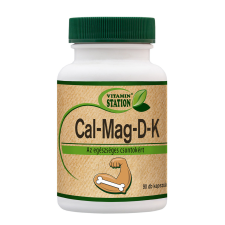 Vitamin Station cal-mag-d-k egészséges csontokért kapszula 90 db gyógyhatású készítmény