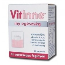 Vitinne Vitinne Plus íny egészség kapszula 40x/db vitamin és táplálékkiegészítő